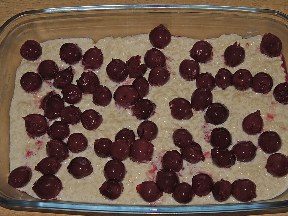 Milchreisauflauf mit Kirschen von Sandy2509 | Chefkoch.de