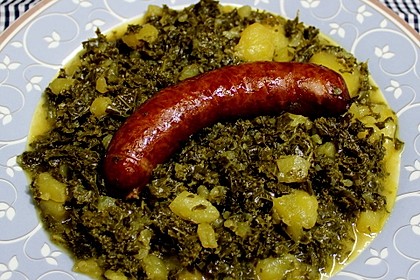 Grünkohl untereinander