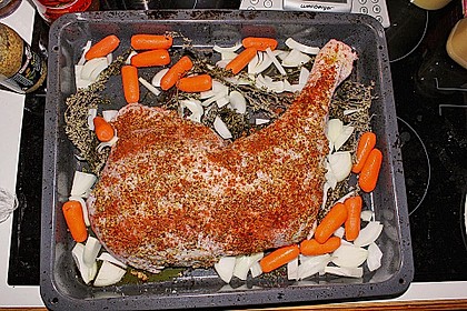 Putenoberkeule aus dem Ofen 20