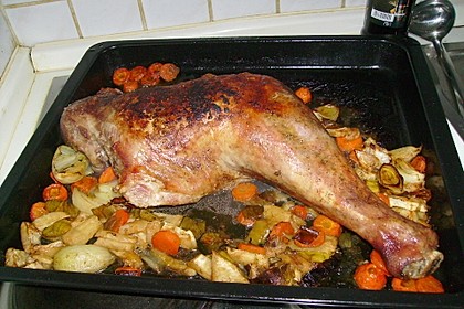 Putenoberkeule aus dem Ofen 13