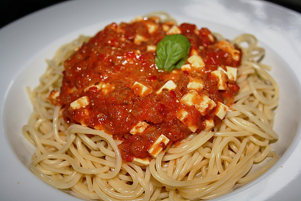 Spaghetti mit Tomatensoße von amellie | Chefkoch.de