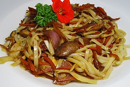 Gebratene Nudeln Asia - Art 1