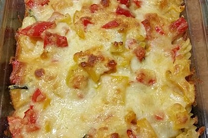 Vegetarischer Nudelauflauf mit Kürbis 29