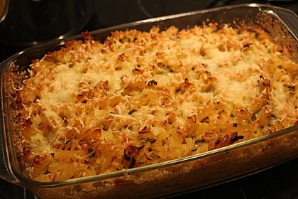 Vegetarischer Nudelauflauf mit Kürbis 30
