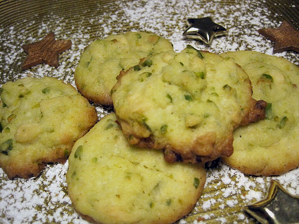 Pistazien - Limetten Cookies von lilli1963 | Chefkoch.de