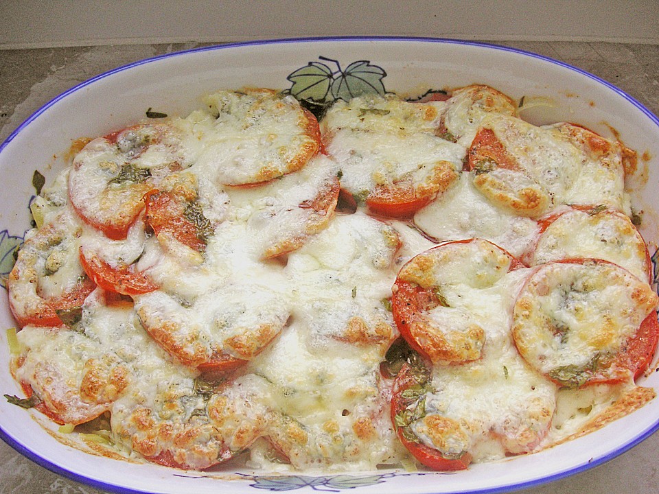 Tomaten mit Mozzarella überbacken von enelaacher | Chefkoch.de