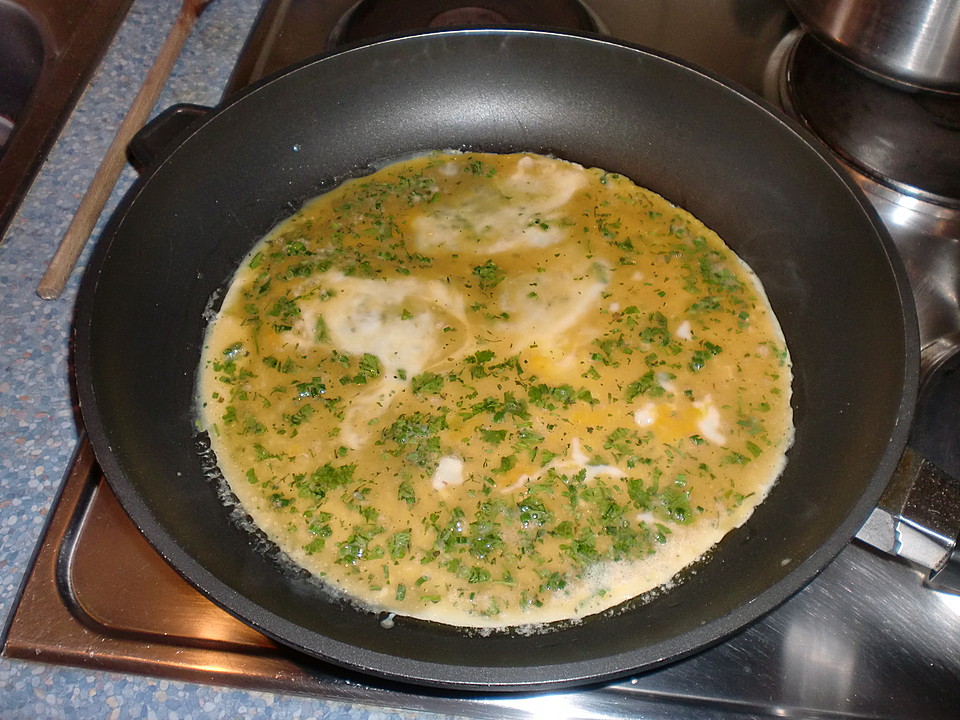 Französisches Omelette mit Schinken und Kräutern von Rocky86 | Chefkoch.de