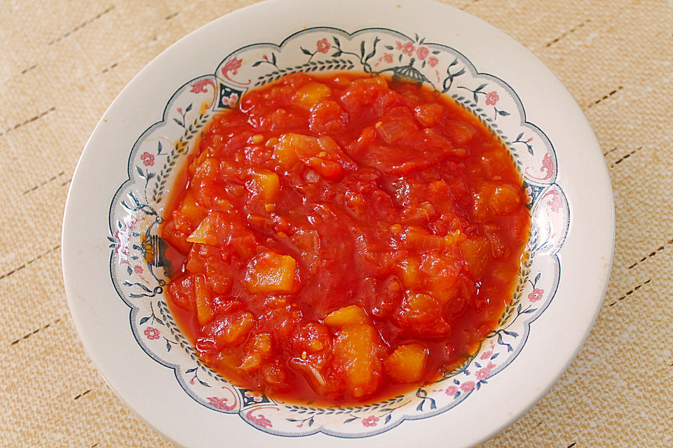 Kürbis - Tomaten - Chutney von Rosinenkind von Rosinenkind | Chefkoch.de