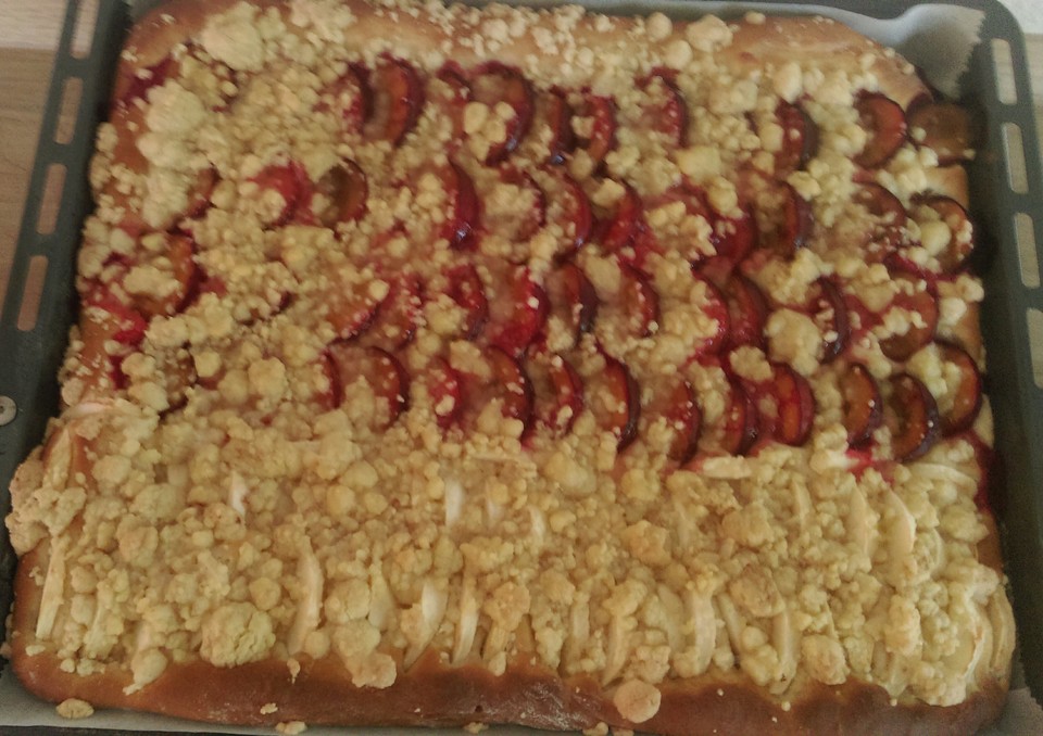 Pflaumenkuchen Vom Blech Mit Streuseln - Rezepte Suchen
