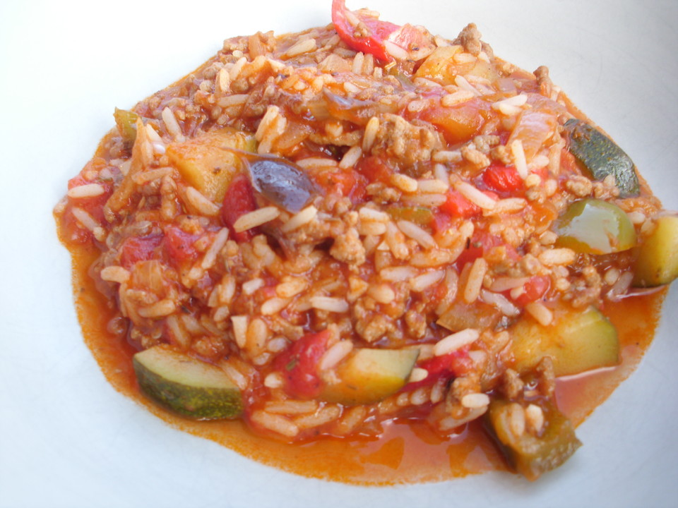 Herzhafte Gemüse - Hackfleisch - Pfanne &amp;#39;Ratatouille&amp;#39; von dbartel ...