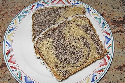 Orangen - Mohn - Marmorkuchen 7