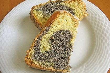 Orangen - Mohn - Marmorkuchen 4