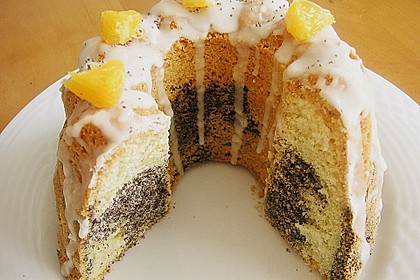 Orangen - Mohn - Marmorkuchen 6