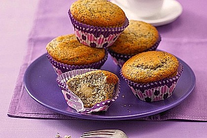 Mohn - Marzipan - Muffins