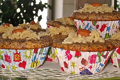 Mohn - Marzipan - Muffins 3