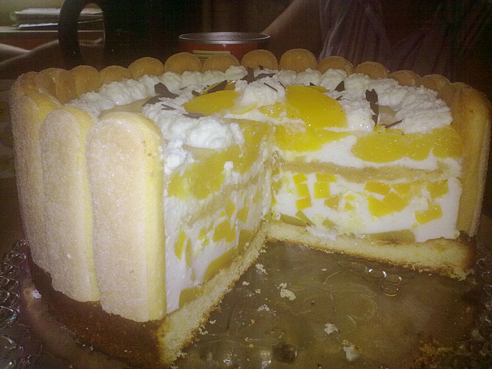 Pfirsich - Joghurt - Torte von ManuGro | Chefkoch.de