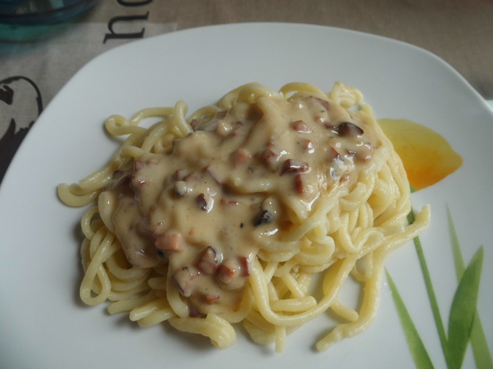 Spaghetti mit leichter Käsesauce von dagli | Chefkoch.de
