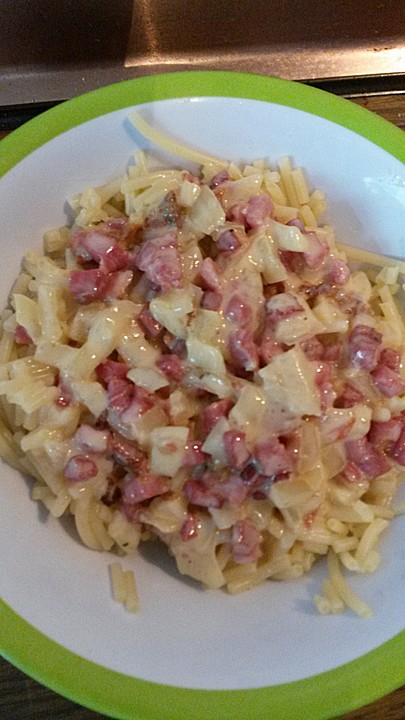 Spaghetti mit leichter Käsesauce von dagli | Chefkoch.de