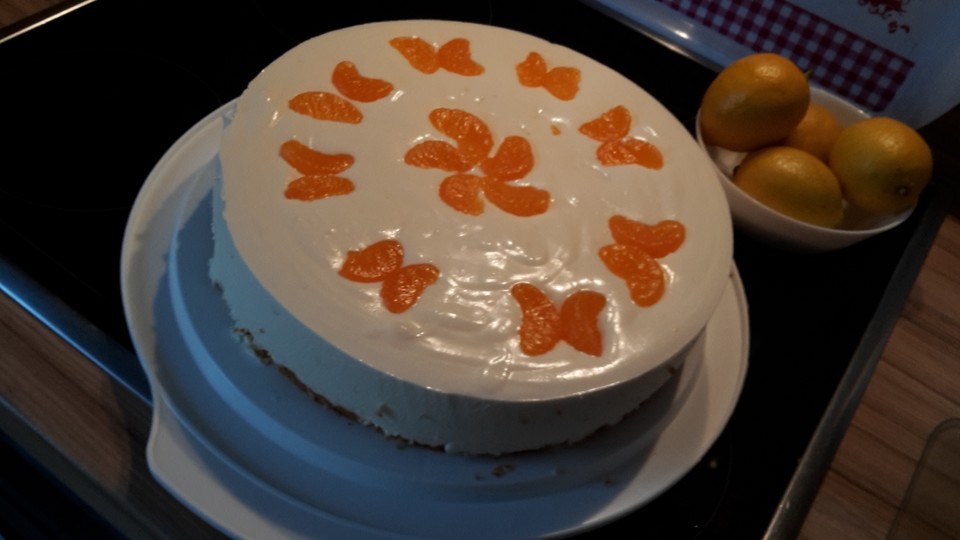 Käsesahne-Torte mit Mandarinen von FlowerBomb | Chefkoch.de