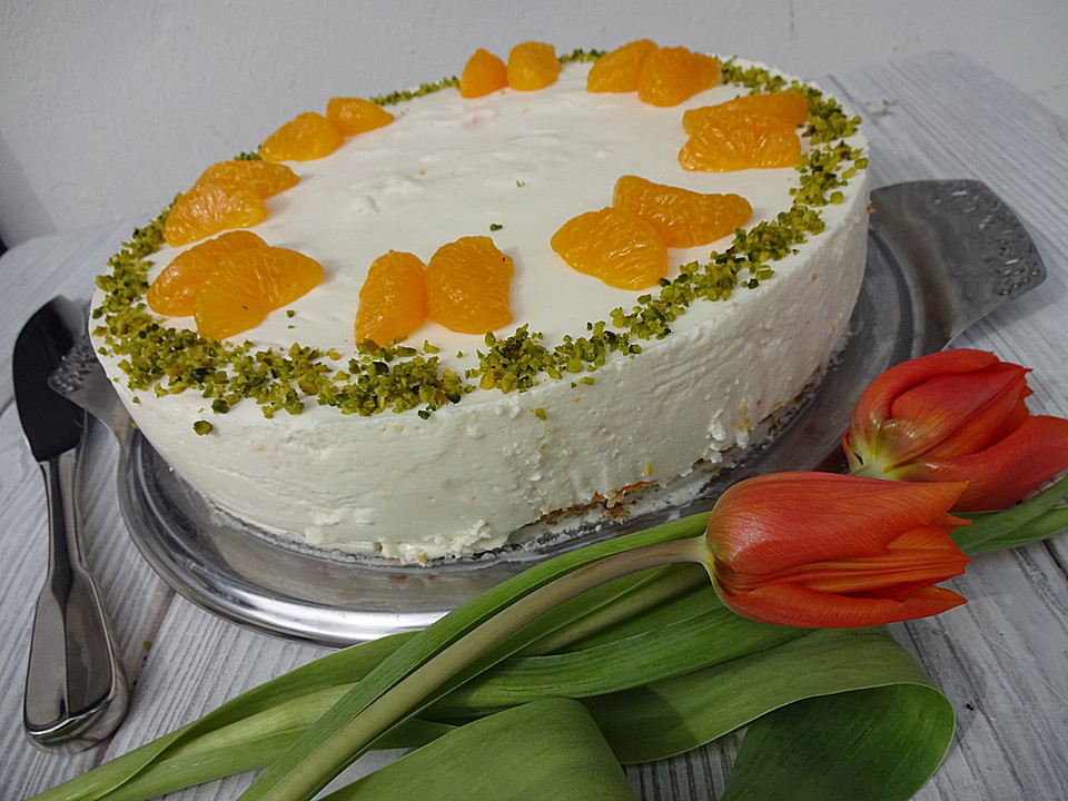 Käsesahne-Torte mit Mandarinen von FlowerBomb | Chefkoch.de