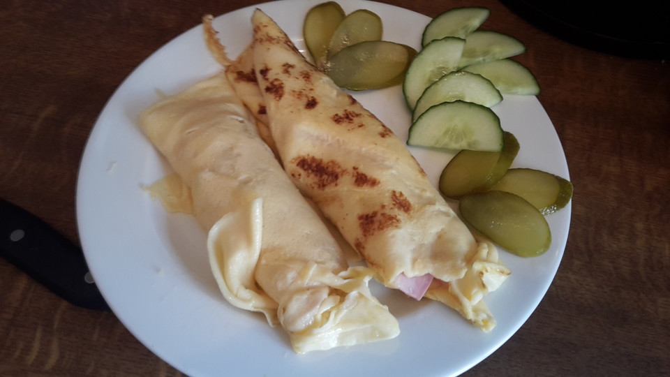 Crêpes mit Käse - Schinkenfüllung von Heinrich_K | Chefkoch.de