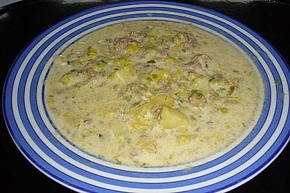 Hackfleisch-Lauch-Suppe 37