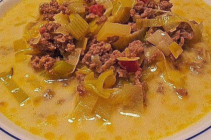 Hackfleisch-Lauch-Suppe 15