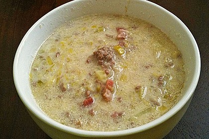 Hackfleisch-Lauch-Suppe 38