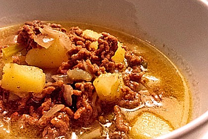 Hackfleisch-Lauch-Suppe 24