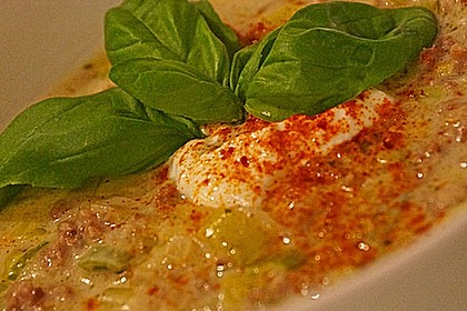 Hackfleisch-Lauch-Suppe 4