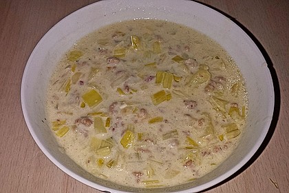 Hackfleisch-Lauch-Suppe 14