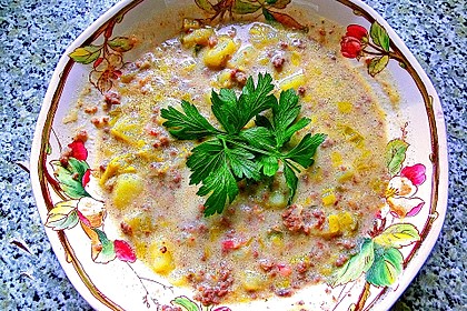 Hackfleisch-Lauch-Suppe 23