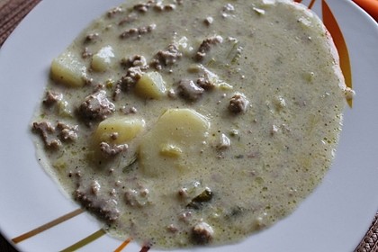 Hackfleisch-Lauch-Suppe 53