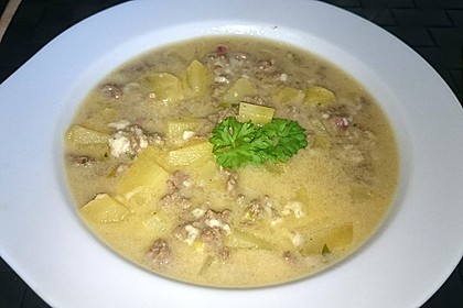 Hackfleisch-Lauch-Suppe 52