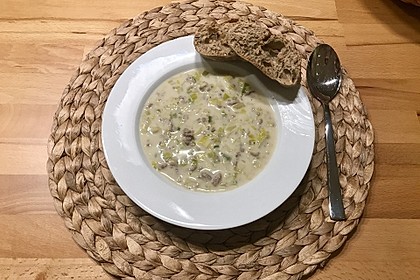 Hackfleisch-Lauch-Suppe 13