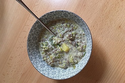 Hackfleisch-Lauch-Suppe 30