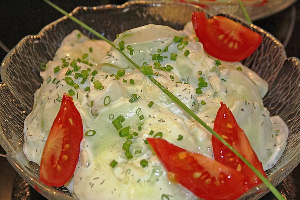 Schneller jugoslawischer Gurkensalat von Feuertüte | Chefkoch.de