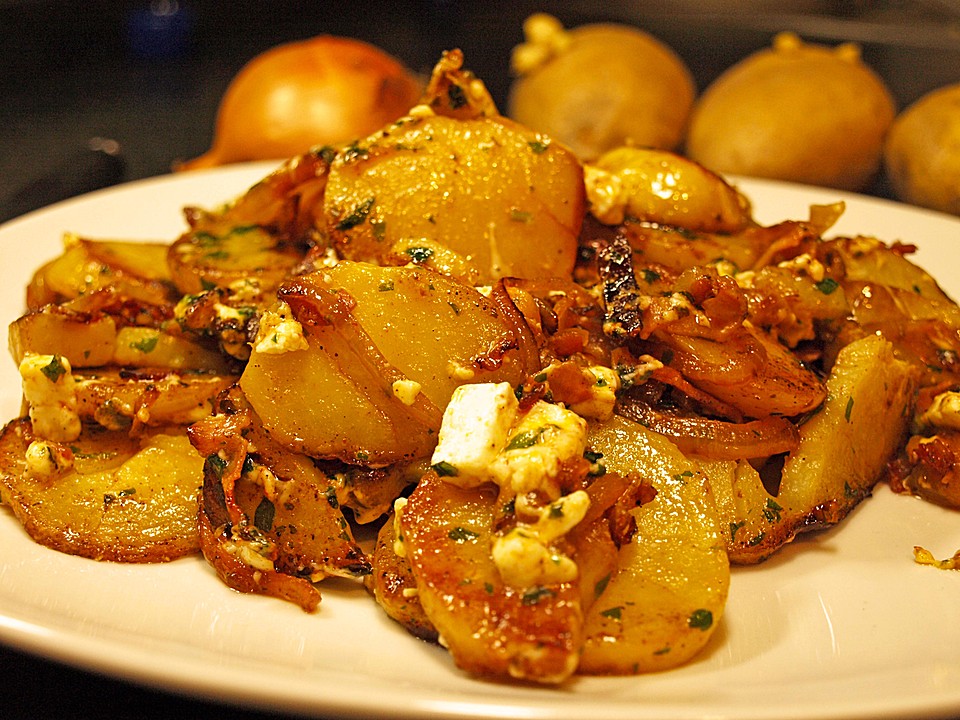 Bratkartoffeln mit Feta von Drottning1a | Chefkoch.de