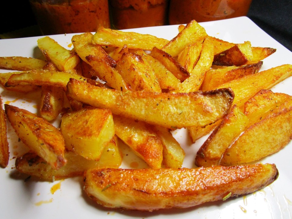Stilvolle Selbst Gemachte Pommes Fotos