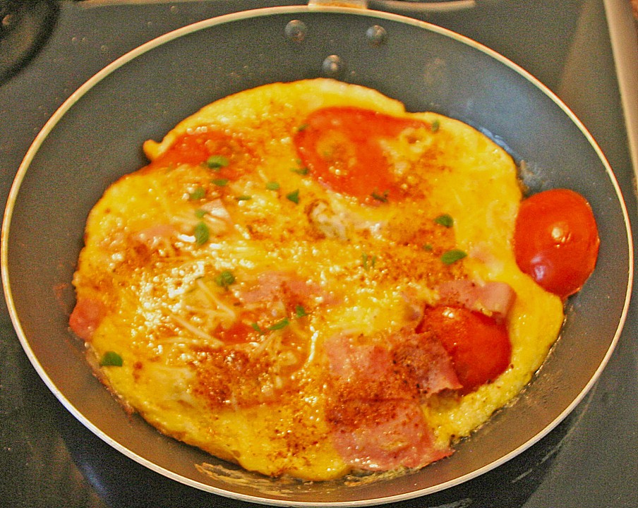 Omelett mit Tomaten und Käse von kadderle | Chefkoch.de