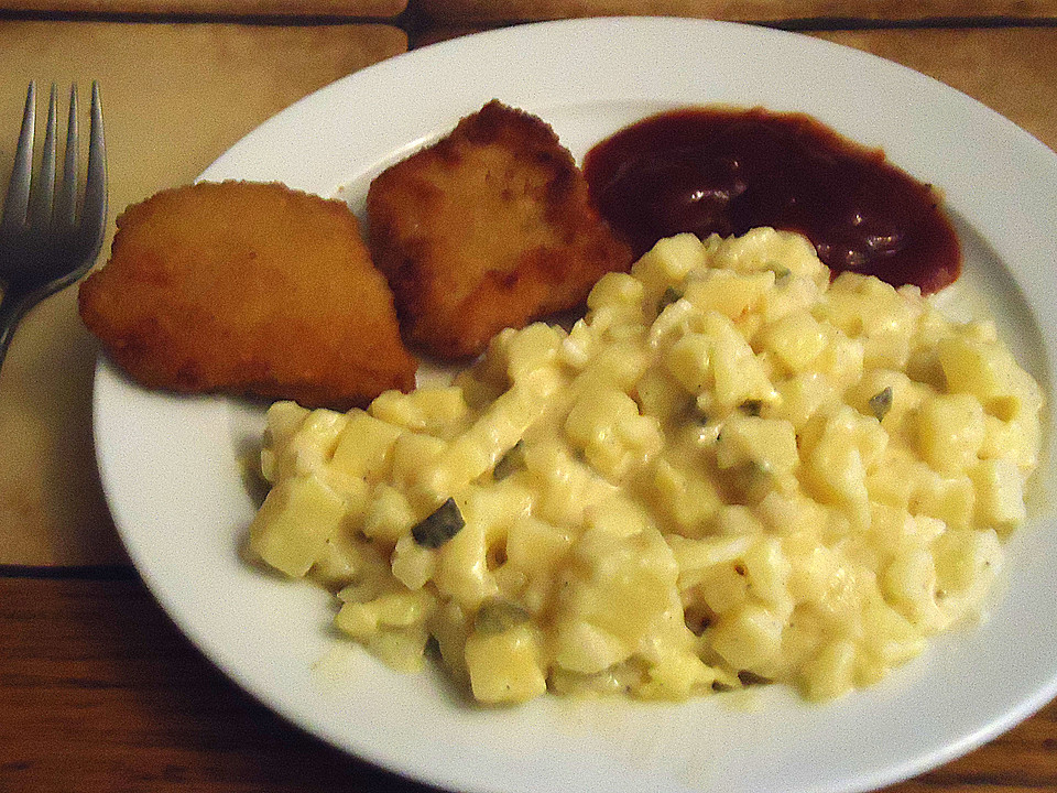 Wiener Schnitzel mit Kartoffel - Gurken - Salat von McMoe | Chefkoch.de