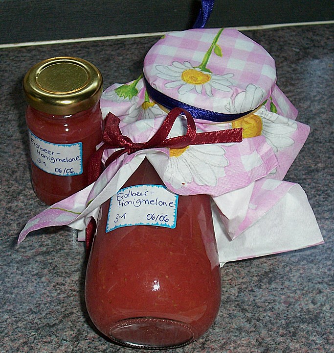 Erdbeer - Melonen - Konfitüre von genovefa56 | Chefkoch.de