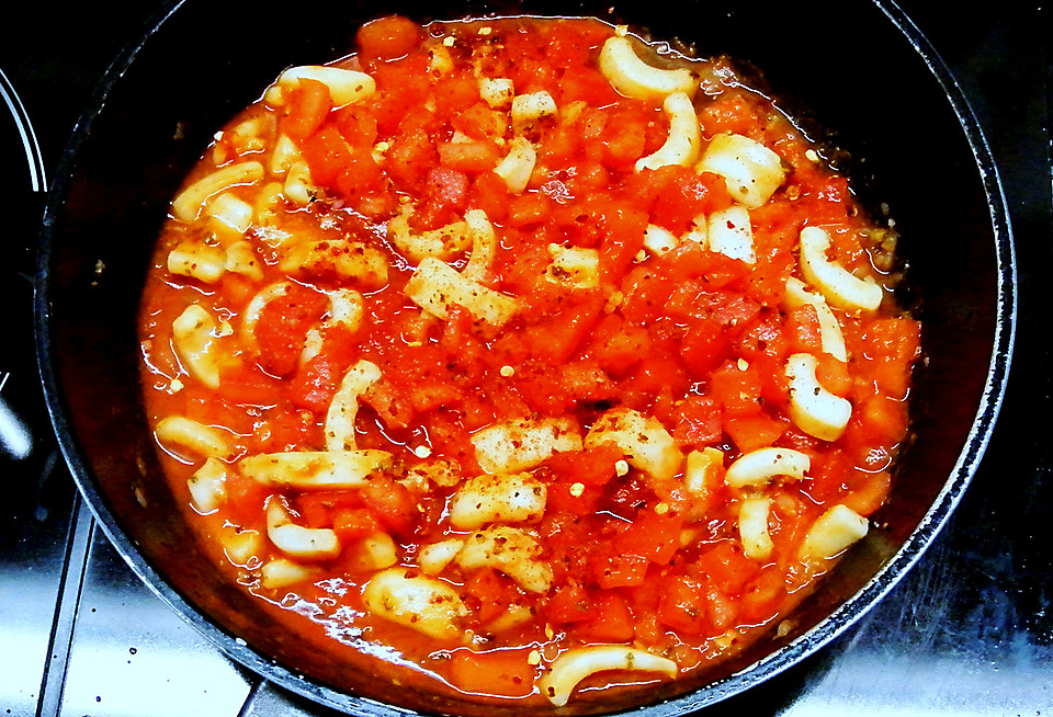 Nudeln mit Tintenfisch - Ein schmackhaftes Rezept | Chefkoch.de