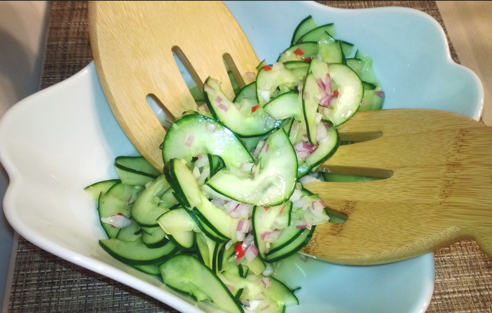 Asiatischer Gurkensalat von flotte-lotte | Chefkoch.de