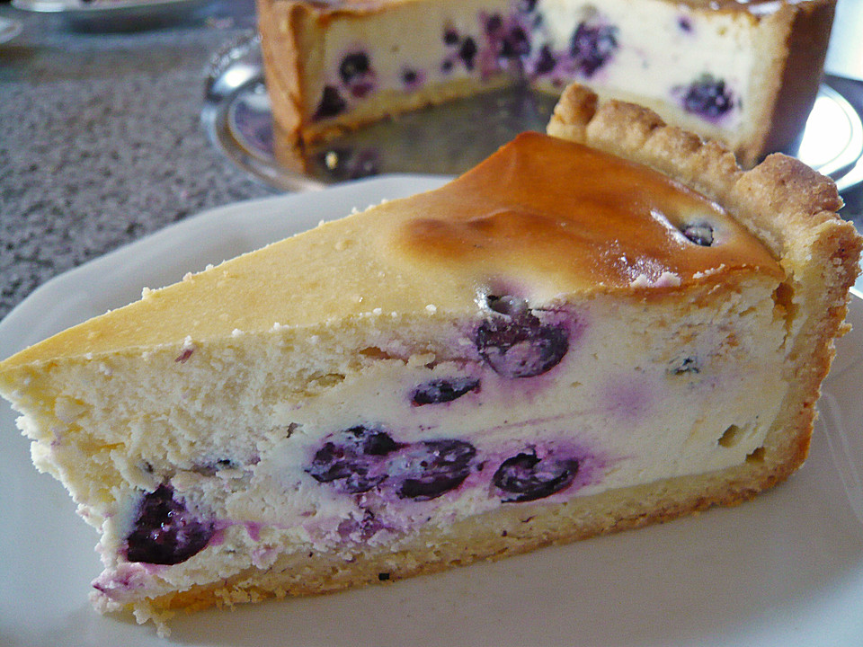 Käsekuchen mit Heidelbeeren von Sarah von SarahGoldwyn | Chefkoch.de