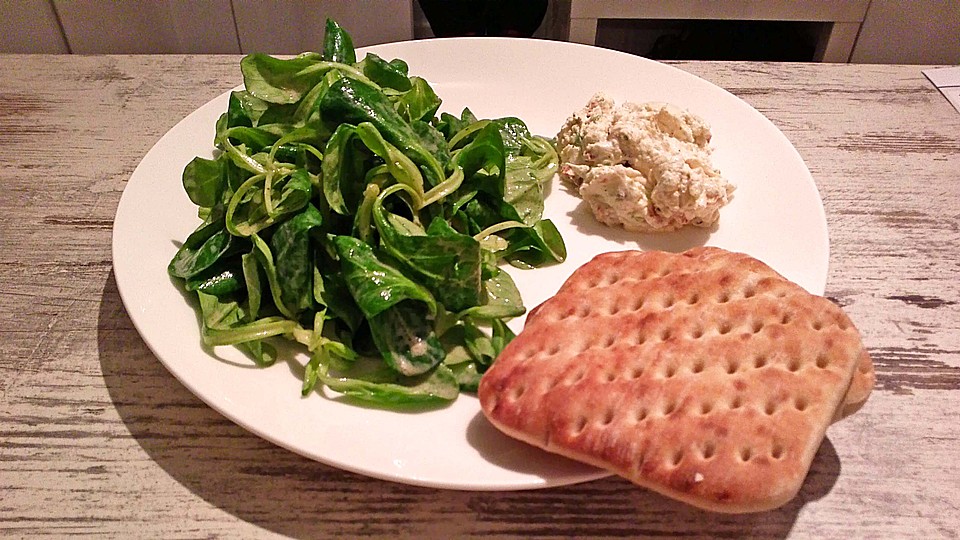 Frischkäse - Aufstrich mit getrockneten Tomaten und Basilikum von ...