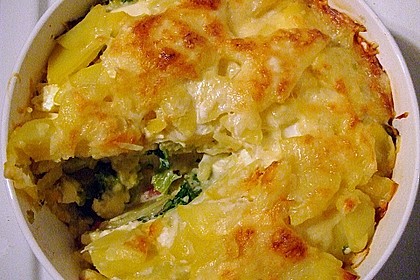 Kartoffel - Wirsing - Auflauf mit Feta 1