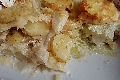 Kartoffel - Wirsing - Auflauf mit Feta 2
