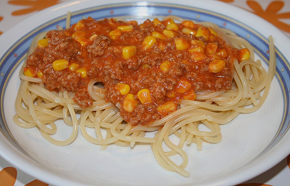 Spaghettisoße mit Hack und Mais von Lore_KS | Chefkoch.de