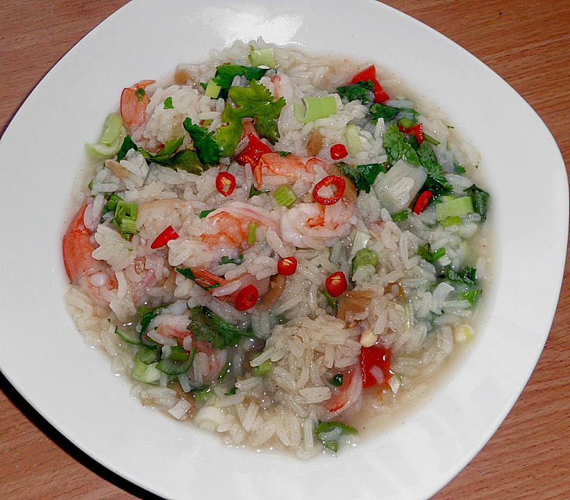 Tschohk - thailändische dicke Reissuppe mit Huhn von Dorry | Chefkoch.de